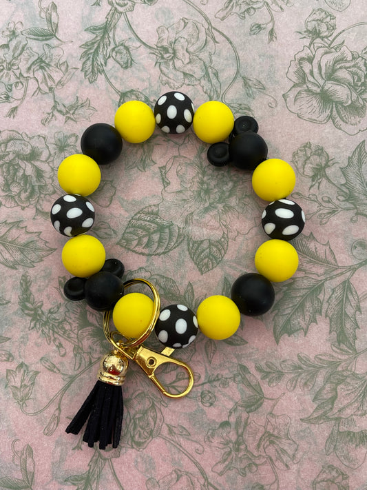 Mickey Black Wristlet
