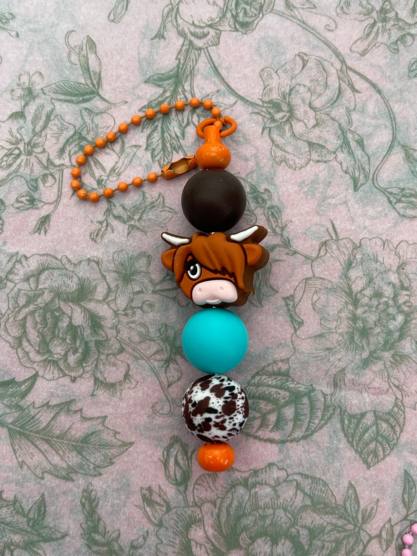Moo-ve It Orange Charm Chain