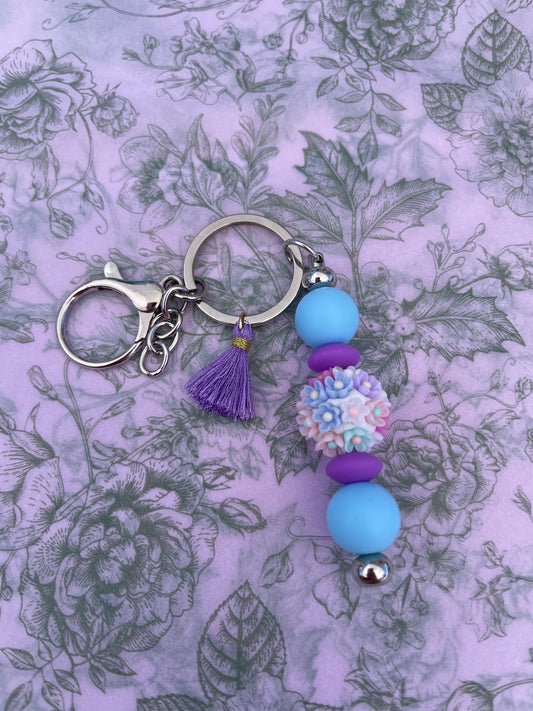 Multi Flower Charm Chain