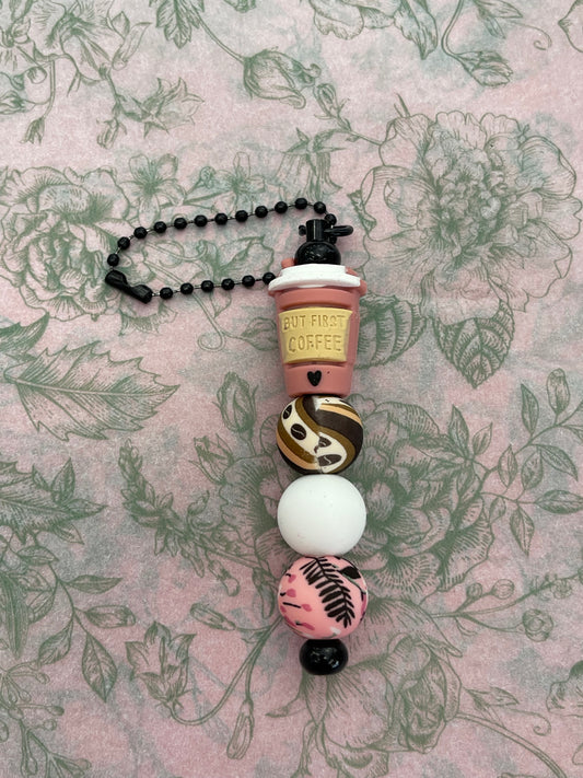 But First Coffee Charm Chain