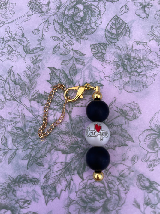 Love You 2 Charm Chain