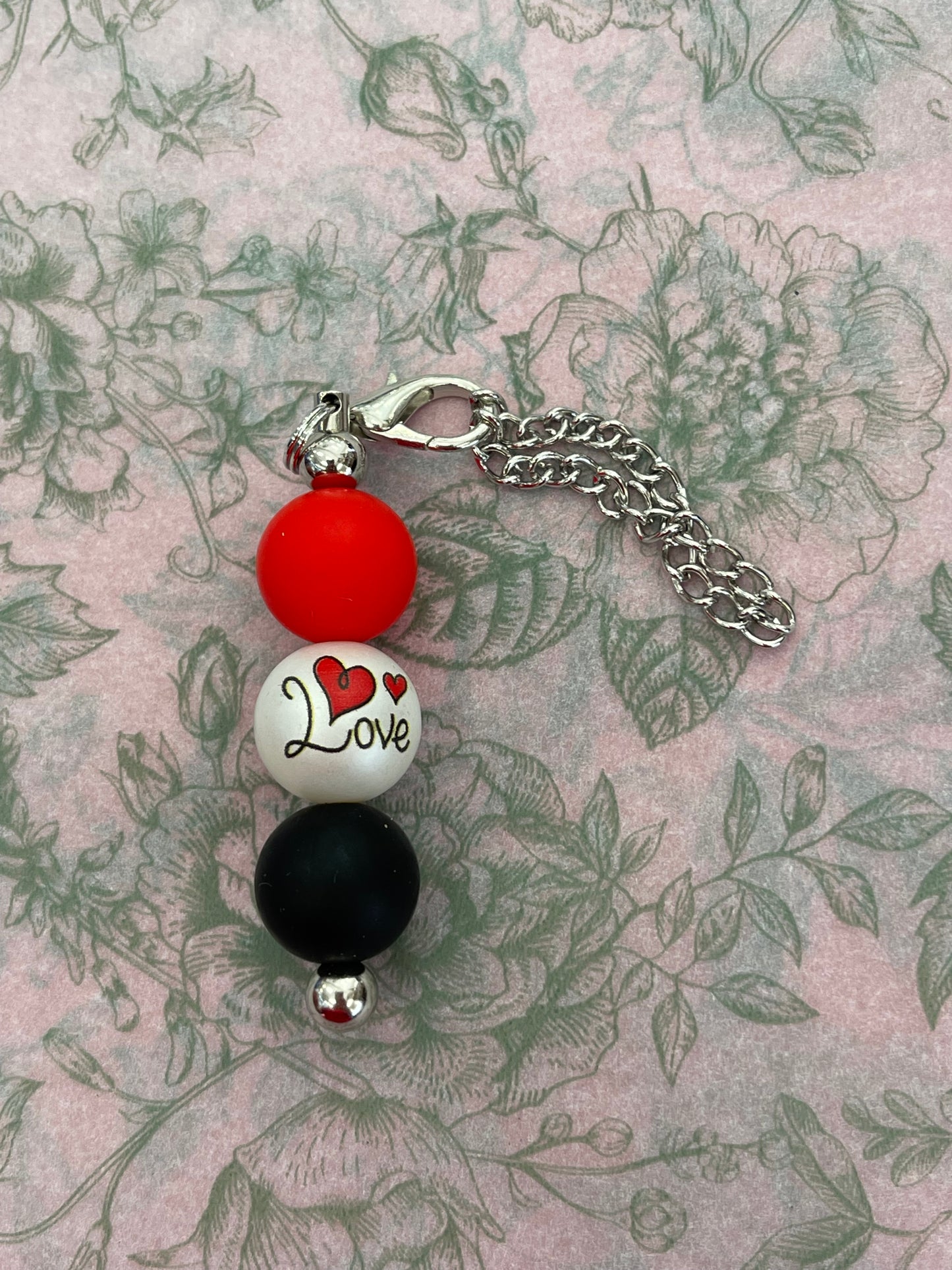 Love Red Charm Chain