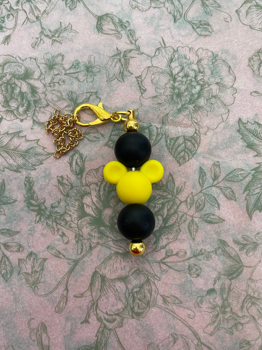 Mickey Black Charm Chain