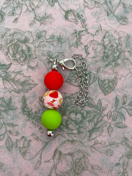 Strawberry 2 Charm Chain