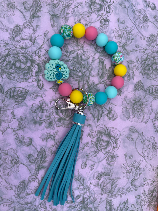 Peacock Wristlet
