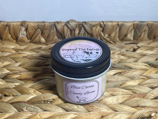 Blue Cotton Candy Goats Milk Lotion