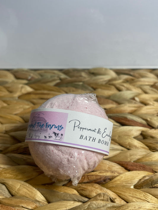Peppermint & Eucalyptus Bath Bomb