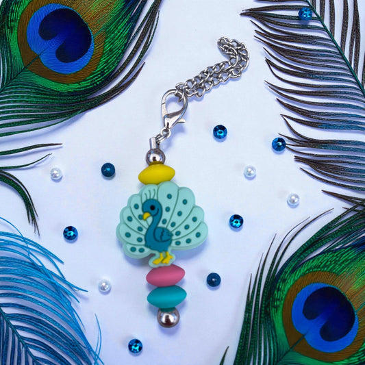Peacock Charm Chain